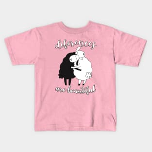 Differences are beautiful Kids T-Shirt